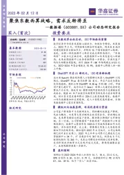 公司动态研究报告:聚焦东数西算战略,需求反转将至