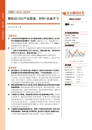 动态点评：颗粒硅+CCZ产业提速，材料+设备齐飞