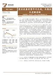 2022年度业绩快报点评:需求改善有望年内兑现,长期成长逻辑清晰