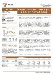 业绩高速增长，金刚线、切片代工等业务快速放量