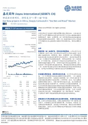 斩获非洲新项目，持续发力“一带一路”市场