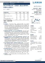 2022年年报点评：全面深入集成化零部件，业绩同比高增长！