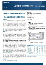 低谷已过,期待疫情&特渠&超头缺失多拖累因素消除下迎来黎明曙光