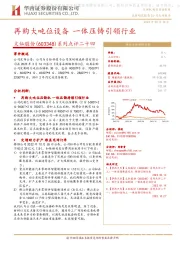 系列点评二十四:再购大吨位设备 一体压铸引领行业