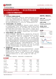 中伟股份首次覆盖深度报告：锂电前驱体全球龙头，一体化协同效应显现