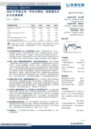 2022年年报点评:军民双驱动,连接器龙头企业发展强势