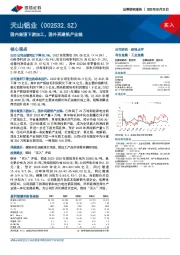 国内做强下游加工，国外再建铝产业链