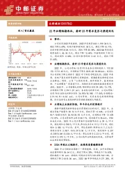 22年业绩短期承压，看好23年需求复苏与渠道优化