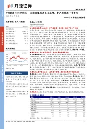 公司年报点评报告：大额减值拖累Q4业绩，资产质量进一步夯实