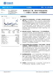 公司深度报告：色纺纱龙头厂商，国内外市场全面布局