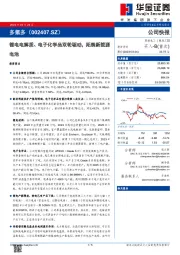 锂电电解质、电子化学品双轮驱动，拓展新能源电池