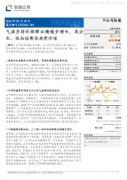 气源多样化保障业绩稳步增长，高分红、低估值彰显投资价值