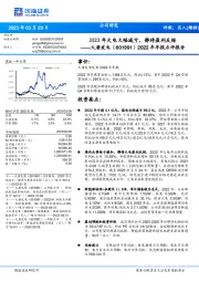 2022年年报点评报告:2022年火电大幅减亏,静待盈利反转