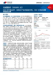 2022年年报点评：多层次产品巩固成长性，23Q1订单波动影响短期业绩