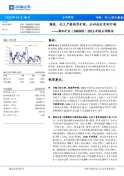 2022年报点评报告：煤炭、化工产能同步扩张，公司成长空间可期