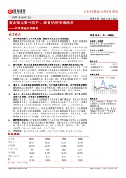 中国黄金点评报告：黄金珠宝景气回升，培育钻石快速推进