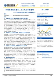 2022年年度报告点评：利润实现快速增长，九三规划目标清晰