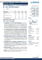 2022年业绩快报点评：22年全年业绩符合预期，激光+超导驱动长期成长