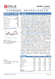 科力普增速靓丽,传统及零售大店复苏可期