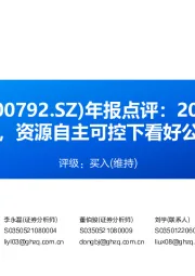 年报点评：2022业绩同比+247.55%，资源自主可控下看好公司长期成长