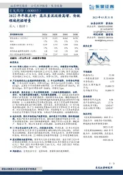 2022年年报点评：高压直流延续高增，传统领域挖掘增量