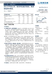 2022年年报点评：新药研发稳步推进，慢病领域厚积薄发