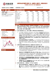 2022年度报告点评:经营性现金流净额同比高增233%,减值损失大幅收窄、资源板块高成长