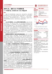2022年报点评,底部已至,期待2023年强势修复