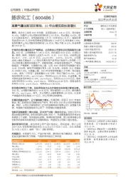 高景气叠加新项目落地，22年业绩实现快速增长