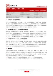 年报点评报告：2022年业绩靓丽，未来增长可期