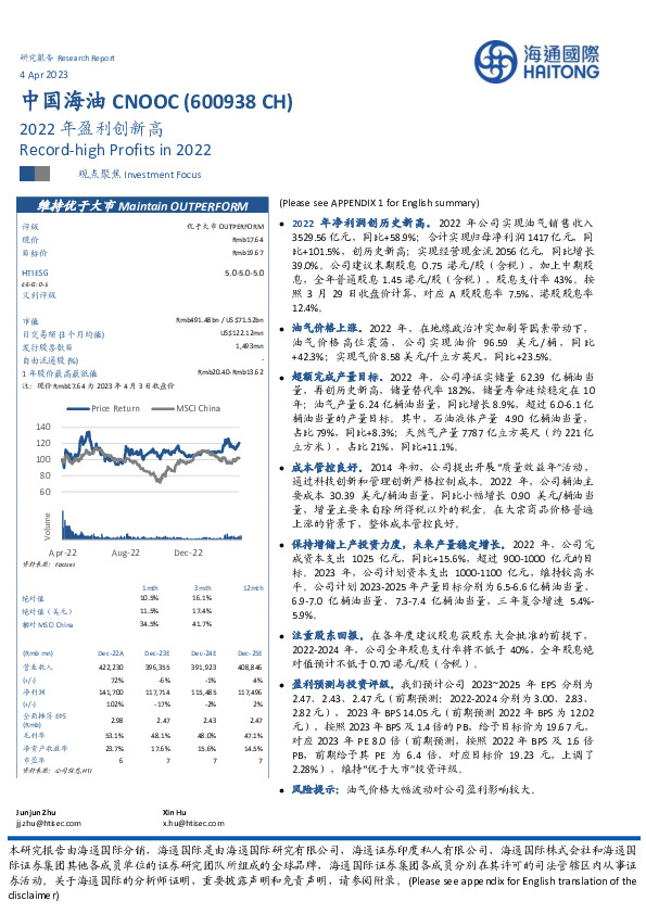 2022年盈利创新高