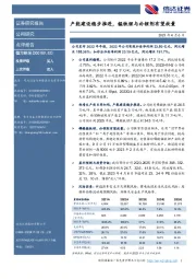 产能建设稳步推进,锰铁锂与补锂剂有望放量
