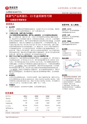 仙鹤股份更新报告:高景气产品再提价,23年盈利弹性可期