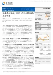 业绩符合预期，2023年重点聚焦新产品新市场