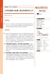动态点评:公司定增助力发展,禽业养殖回归上行
