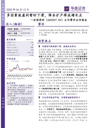 公司事件点评报告:多因素致盈利暂时下滑,降本扩产将成增长点