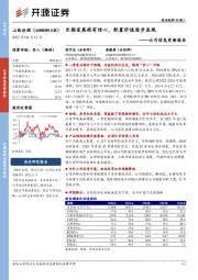 公司信息更新报告：长期发展抱有信心，配置价值逐步显现