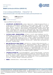 日化行业民族品牌领导者,市场空间广阔