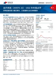 2022年年报点评：四季度盈利能力稳定高位，正极国际化龙头持续增长