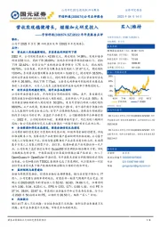 2022年年度报告点评：营收实现稳健增长，继续加大研发投入