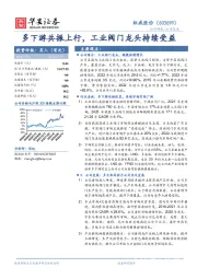 多下游共振上行，工业阀门龙头持续受益