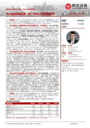 2022年年报点评:线上电商发展迅速,线下与线上共同赋能发展