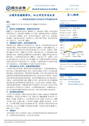 2022年年度报告点评:业绩实现稳健增长,加大研发布局未来