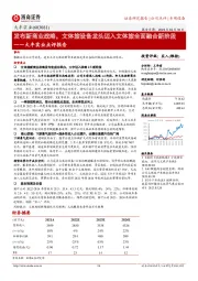 大丰实业点评报告:发布新商业战略,文体旅设备龙头迈入文体旅全面融合新阶段