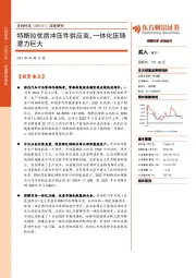 深度研究:特斯拉优质冲压件供应商,一体化压铸潜力巨大