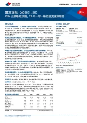 22Q4业绩略超预期，23年一带一路拓展更值得期待