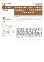 镁合金龙头快速扩产,汽车轻量化趋势有望提振镁需求