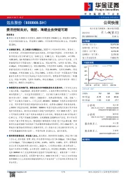 费用控制良好，储能、海缆业务突破可期