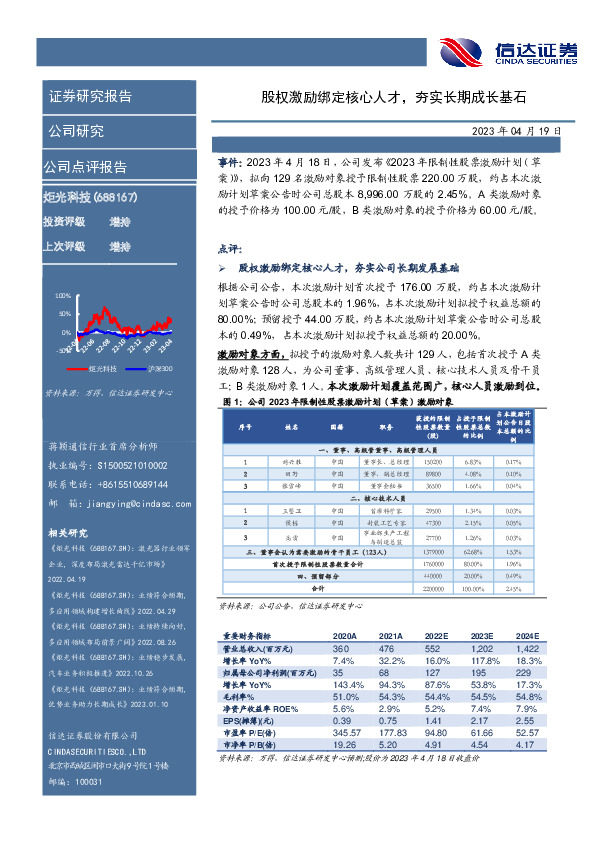 股权激励绑定核心人才，夯实长期成长基石