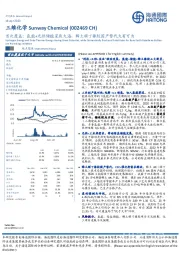 首次覆盖：氢能+光热储能星辰大海，稀土顺丁橡胶国产替代大有可为